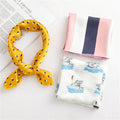 Women’s Small Square Silk Scarf Leopard Polka Dot Fashion Bandana Chic Neck Scarf Autumn Winter Hair Tie Wrist Wrap Multi-Purpose Stylish Accessory